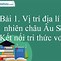 Phần Lớn Châu Âu Có Kiểu Khí Hậu Nào